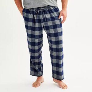 Mens Sonoma GoodsFor Life Flannel Pajama Sleep Pants Size XXLT Buffalo Check NWT
